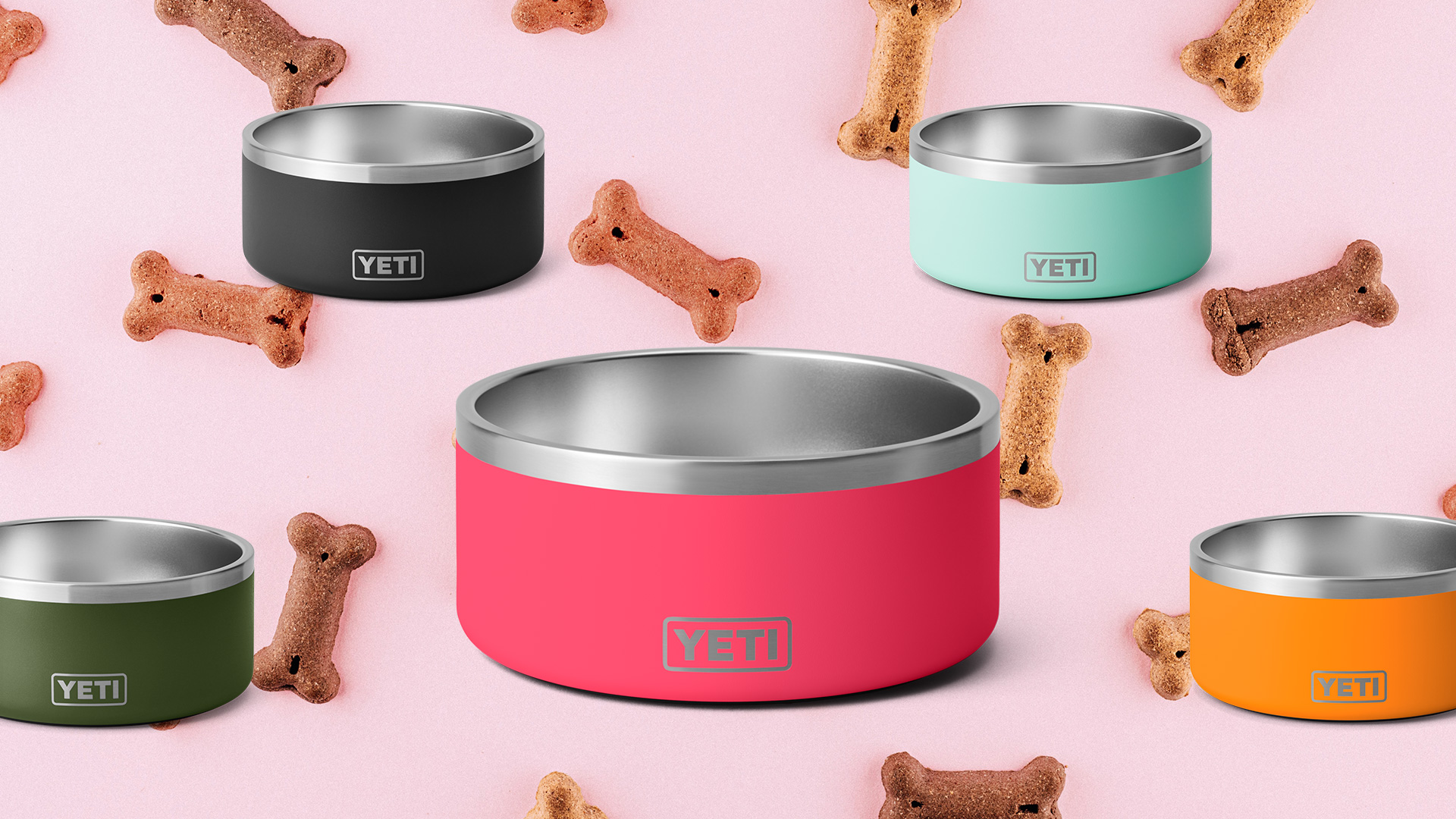 YETI dog bowls